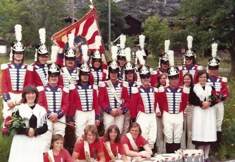 Uniformeinweihung TPV Zeneggen 1975, Foto 1