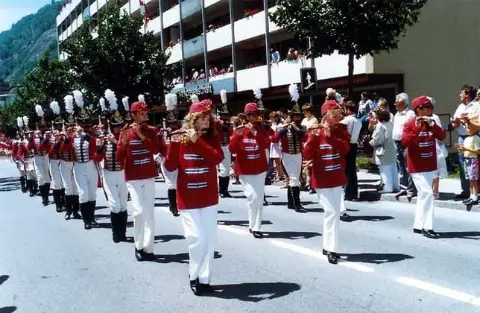 Eidgenössisches Tambouren- und Pfeiferfest in Naters 1990, Foto 2