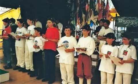 Oberwalliser Tambouren- und Pfeiferfest in Raron 2001, Foto 3