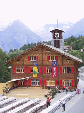 Bezirksfest in Bürchen 2002, Foto 5