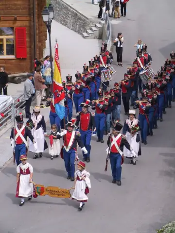Bezirksfest in Bürchen 2002, Foto 6