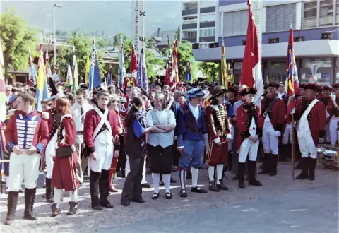 Eidgenössisches Tambouren- und Pfeiferfest in Siders 2002, Foto 3