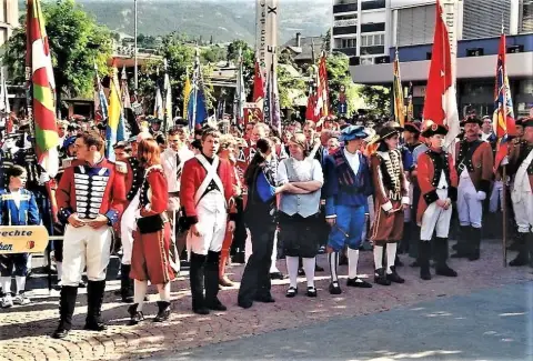 Eidgenössisches Tambouren- und Pfeiferfest in Siders 2002, Foto 8