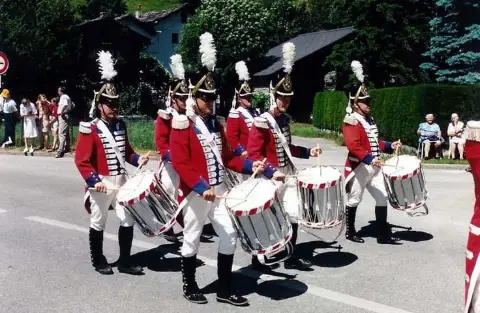 Oberwalliser Tambouren- und Pfeiferfest in Baltschieder 2004, Foto 2