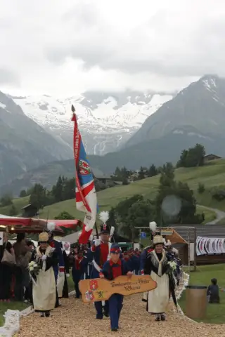 Oberwalliser Tambouren- und Pfeiferfest in Bürchen 2015, Samstag, Konzerte, Foto 16