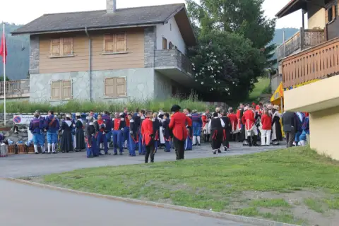 Oberwalliser Tambouren- und Pfeiferfest in Bürchen 2015, Sonntag, Foto 29
