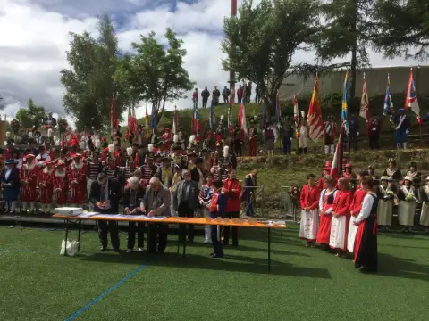 Oberwalliser Tambouren- und Pfeiferfest in Guttet 2017, Foto 2