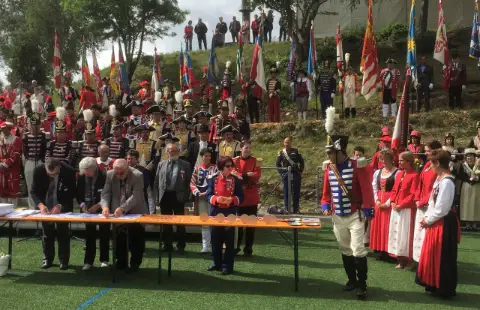 Oberwalliser Tambouren- und Pfeiferfest in Guttet 2017, Foto 3