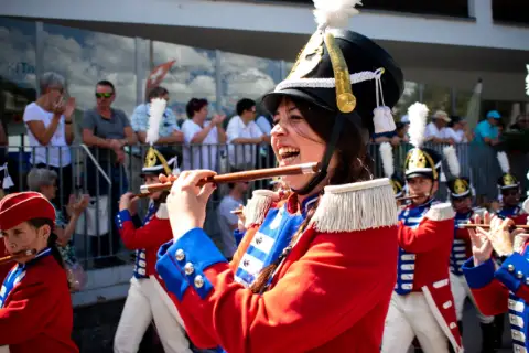 Oberwalliser Tambouren- und Pfeiferfest in Stalden 2022, Foto 2