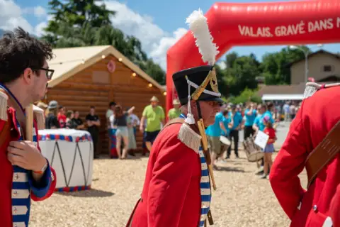 Eidgenössisches Tambouren- und Pfeiferfest in Savièse 2023, Foto 11