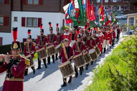Neuinstrumentierung und Fahnenweihe in Zeneggen 2023, Foto 2