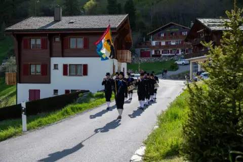 Neuinstrumentierung und Fahnenweihe in Zeneggen 2023, Foto 5