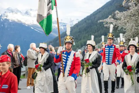 Neuinstrumentierung und Fahnenweihe in Zeneggen 2023, Foto 12
