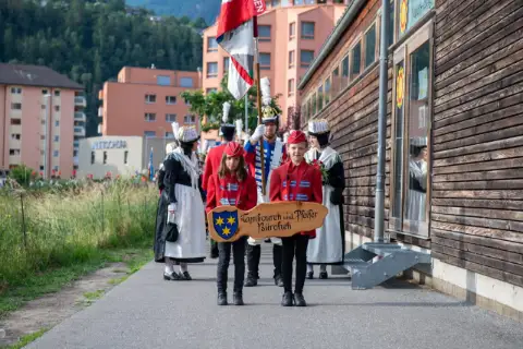Oberwalliser Tambouren- und Pfeiferfest in Naters 2023, Foto 2