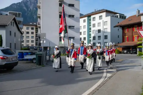 Oberwalliser Tambouren- und Pfeiferfest in Naters 2023, Foto 6