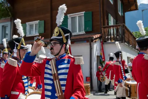 Oberwalliser Tambouren- und Pfeiferfest in Naters 2023, Foto 14