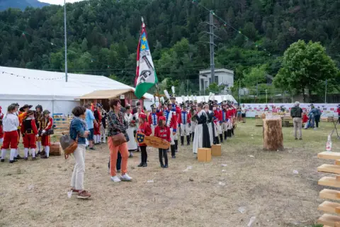 Oberwalliser Tambouren- und Pfeiferfest in Naters 2023, Foto 27