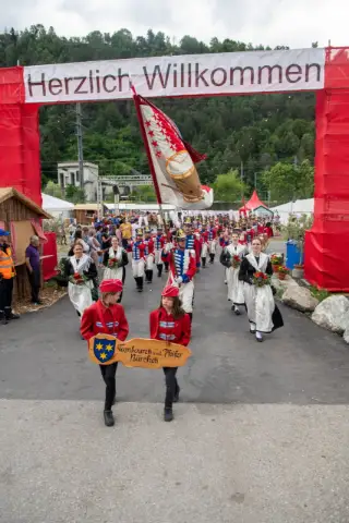 Oberwalliser Tambouren- und Pfeiferfest in Naters 2023, Foto 28