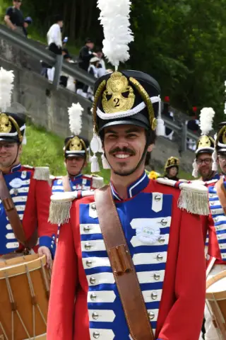 Oberwalliser Tambouren- und Pfeiferfest in Eisten 2024, Foto 10